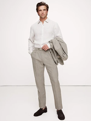 Italian Wool Ventile Suit Pant