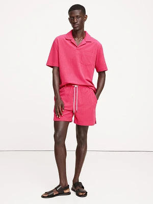 Ribbed Terry Polo