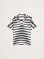 Luxury-Touch Stripe Polo