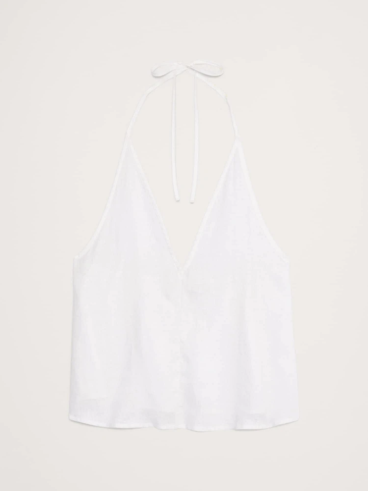 Linen Halter Top