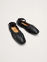 RUCHED BALLET FLAT