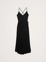 Cross-Back Jersey Maxi Dress