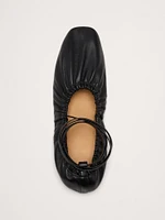 RUCHED BALLET FLAT