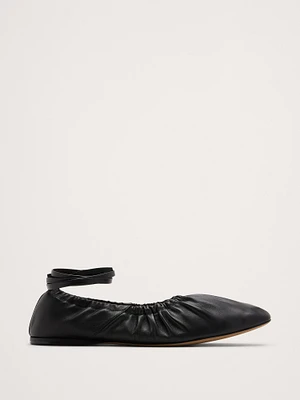 RUCHED BALLET FLAT