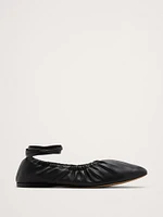 RUCHED BALLET FLAT