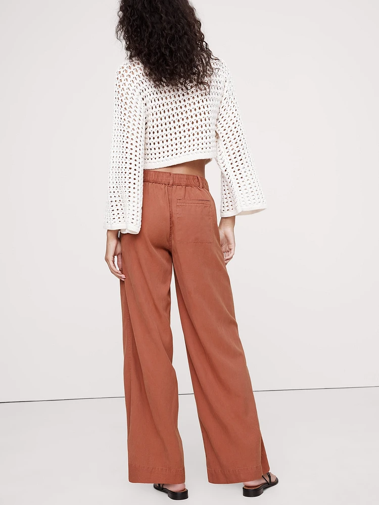 Super-Soft Soma Mid-Rise Wide-Leg Pant