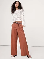Super-Soft Soma Mid-Rise Wide-Leg Pant