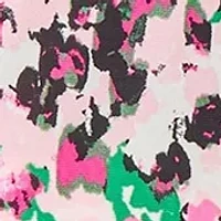 Petite Multi Printed V-Neck Knit Top