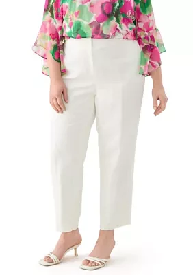 Plus Linen Pants