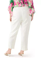Plus Linen Pants