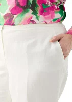 Plus Linen Pants