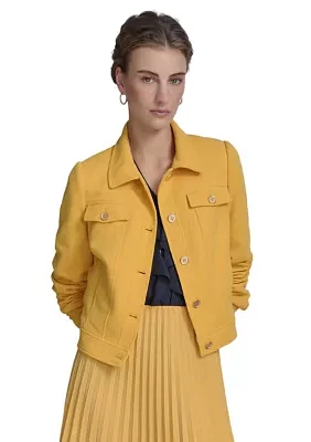 Women's Bouclé Trucker Jacket