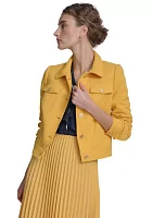 Women's Bouclé Trucker Jacket