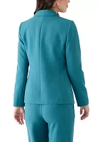 Women's Crepe One Button Jacket