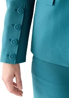 Women's Crepe One Button Jacket