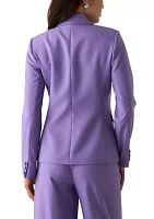 Women's One Button Crepe Suit Separate Jacket