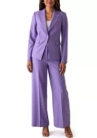 Women's One Button Crepe Suit Separate Jacket