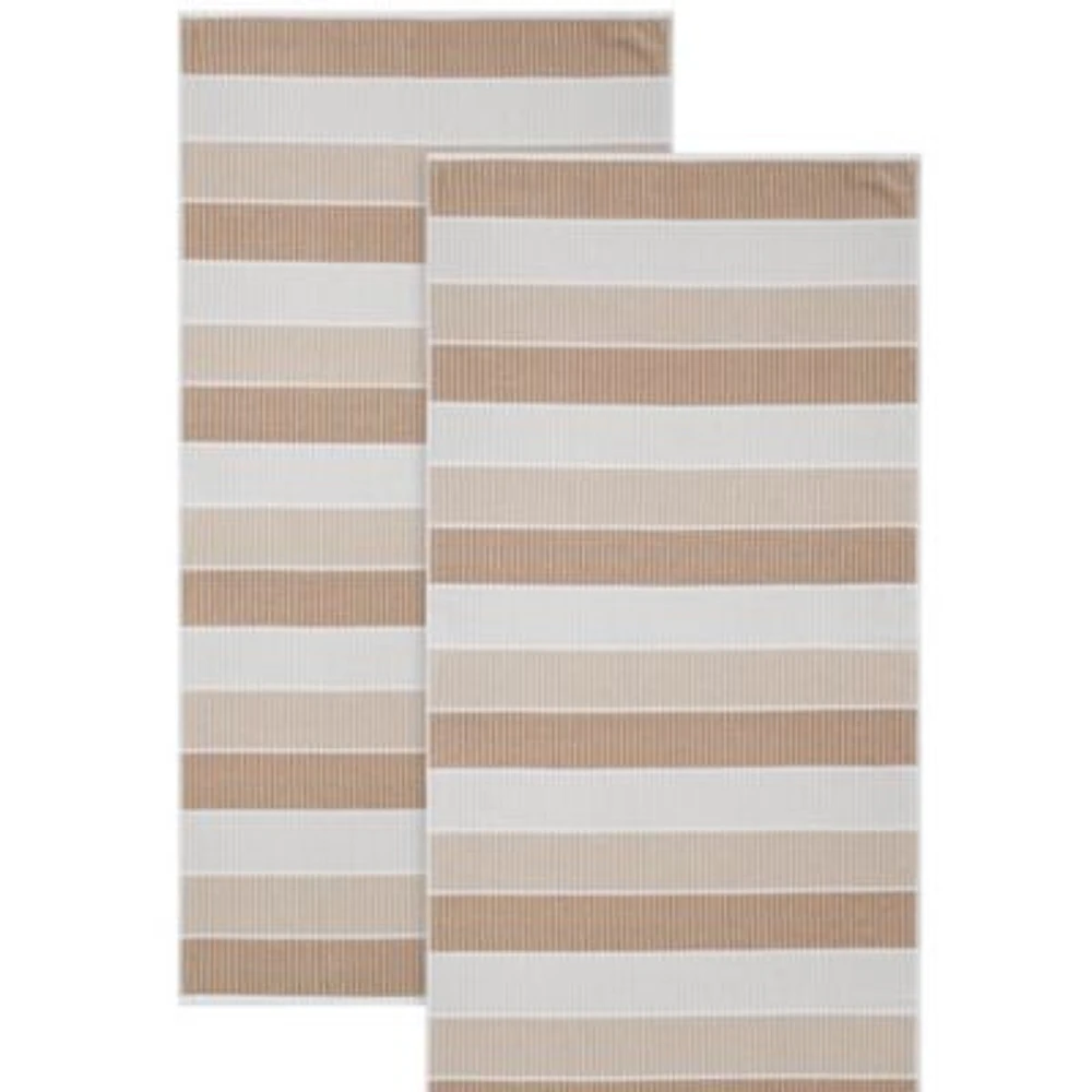 Blocked Beach Towel Yarn-Dye Stripe