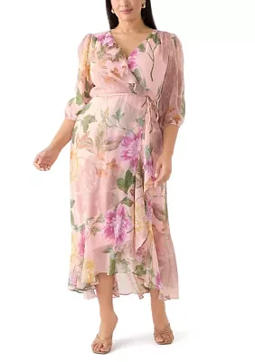 Plus Floral Maxi Dress
