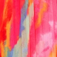 Women's Sleeveless Halter Neck Abstract Print Gown