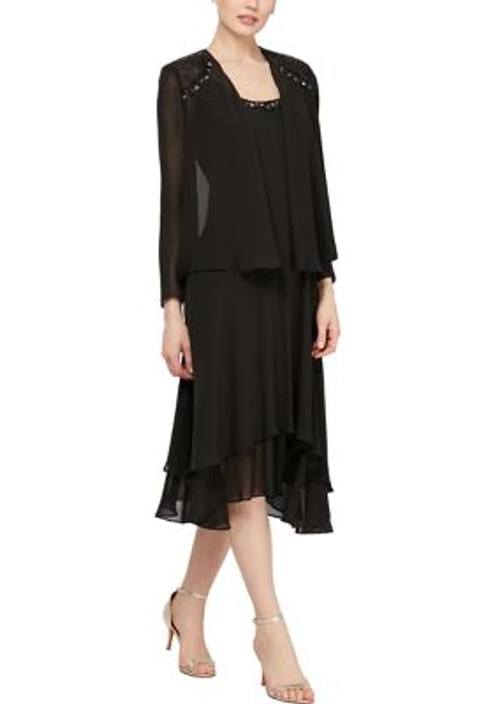 Sequin Jacket Dress