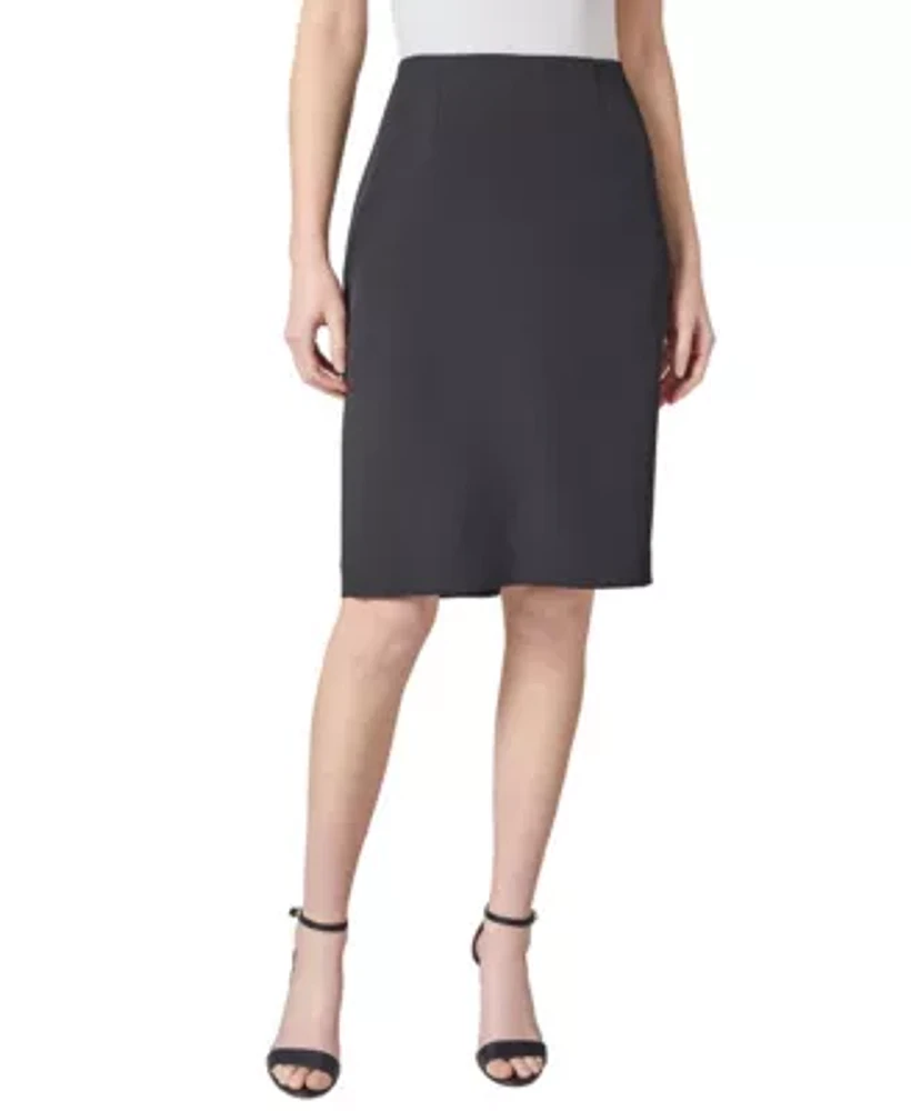 Women's Stretch Crepe Slim Skirt