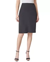 Women's Stretch Crepe Slim Skirt