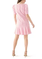 Women's Solid Tweed Sheath Dress