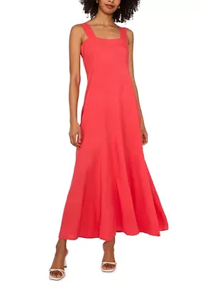 Women's Paneled Challis Tank Dress