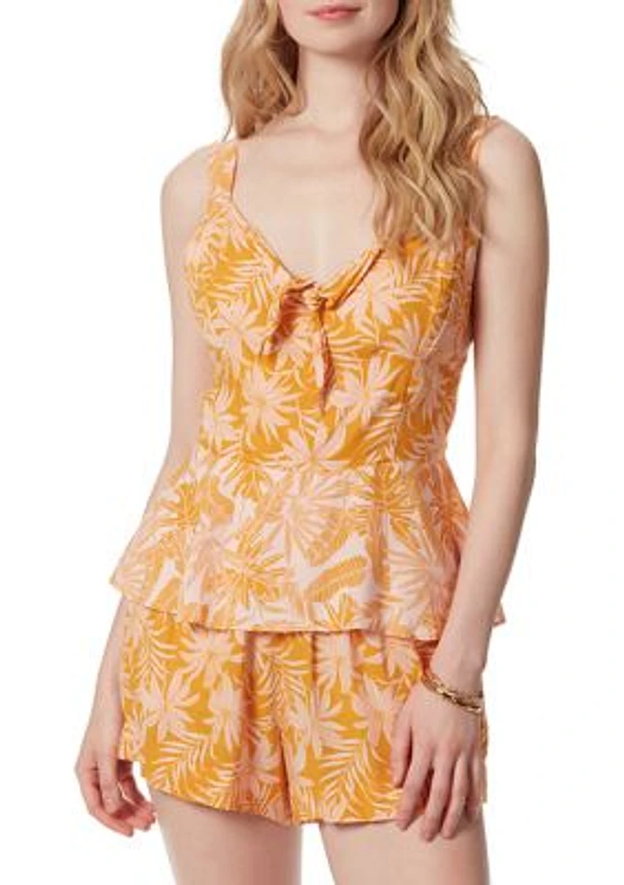 Emerson Tie Front Top