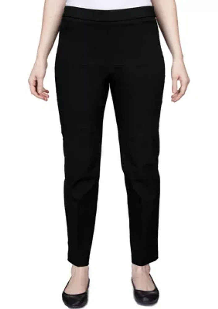 Petite Classic Allure Stretch Pull On Average Pants