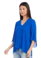 Petite Bracelet Sleeve Asymmetric Top