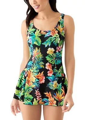 Oahu Oasis Princess Seam Swim Dress