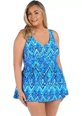 Plus Maxine Empire Swim Dress