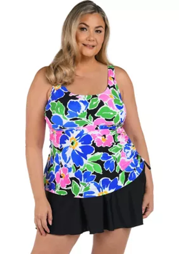 Plus Maxine Summer Splash Swim Dress