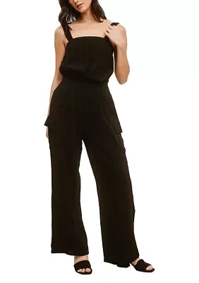 Petite Sleeveless Jumpsuit