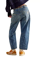 We The Free Moxie Low Slung Pull On Barrel Jeans