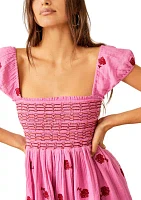Tory Embroidered Mini Dress