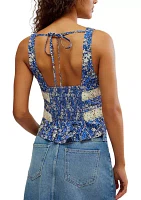 Kianna Lace Printed Tank Top