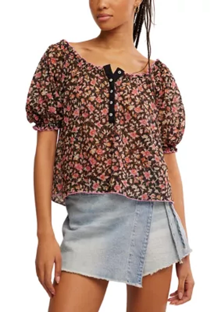Astra Floral Printed Top