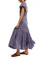 Sundrenched Short Sleeve Maxi Dress
