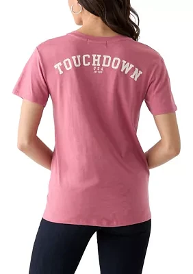 Short Sleeve Touchdown Graphic T-Shirt