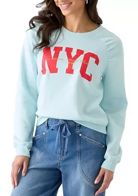 Women's NYC Pullover Graphic Sweatshirt