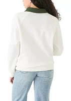 Women's Long Sleeve Relaxed Fit Polo Shirt