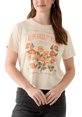 Women's Cali Poppies Graphic T-Shirt