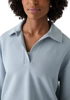 Women's Polo Collar Pullover