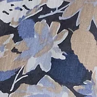 Women's Relaxed Fit Floral Short-Sleeve Shirt
