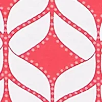 Plus Faux Surplice Geometric Print Knit Top