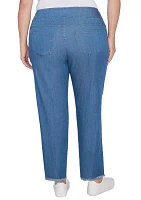 Plus Super Soft Stretch Ankle Jeans