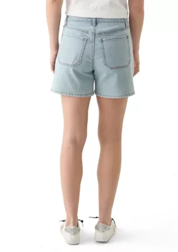 Women's Utility Cargo Denim Shorts